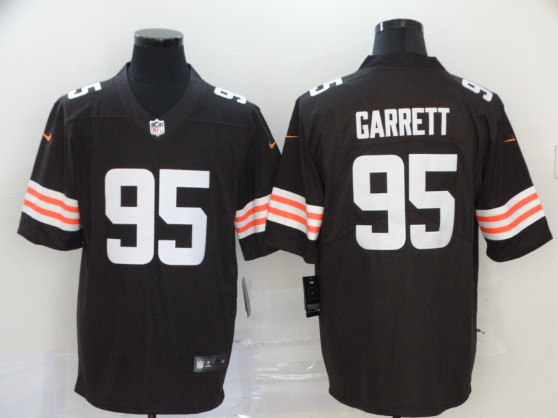 Men Cleveland Browns 95 Garrett brown Nike Vapor Untouchable Stitched Limited NFL Jerseys